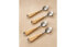 Фото #2 товара Столовые ложки для кофе ZARAHOME с металлической частью и ручками из ротанга (набор из 4 шт)