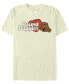 ფოტო #1 პროდუქტის Men's Vintage-Like Logo Short Sleeve Crew T-shirt