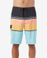ფოტო #1 პროდუქტის Men's Lennox 21" Stripe Board Shorts