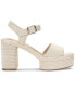 Фото #5 товара Women's Edisonn Block Heel Espadrille Platform Sandals, Created for Macy's