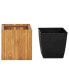 Garden Raised Bed Pot 17.1"x17.1"x17.3" Solid Acacia Wood