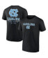 Фото #1 товара Men's Black North Carolina Tar Heels Game Day 2-Hit T-shirt