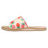Фото #5 товара TOMS Carly Strawberry Slide Womens White Casual Sandals 10018240T