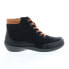 Фото #1 товара Ziera Arlo ZR10214BCPHG Womens Black Wide Leather Lace Up Casual Dress Boots