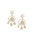ფოტო #1 პროდუქტის Women's Gold Regal Drop Earrings