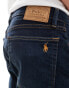 Фото #5 товара Polo Ralph Lauren Parkside straight fit icon logo back pocket jeans in dark wash