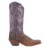 Laredo Larissa Embroidered Snip Toe Cowboy Womens Brown, Purple Casual Boots 52