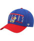 Фото #1 товара Men's Royal Kansas Jayhawks Double Header Hitch Adjustable Hat