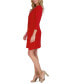 Фото #3 товара Women's Puffed-Shoulder Twist-Front Dress