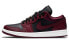 Кроссовки Nike Air Jordan 1 Low Dark Beetroot Black (Бордовый)