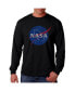 Men's Word Art Long Sleeve T-Shirt- Nasa Meatball Logo S - фото #1