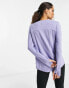 ASOS 4505 Petite Icon long sleeve run top in lilac