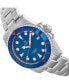 ფოტო #2 პროდუქტის Men Luciano Stainless Steel Watch - Navy, 41mm