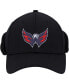 ფოტო #3 პროდუქტის Men's Black Washington Capitals Earflap Flex Hat