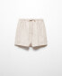 ფოტო #5 პროდუქტის Women's Linen Pajama Shorts