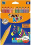 Фото #1 товара Bic Kredki Eco Evolution Stripes 14+4 kolory (950524)