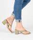 ფოტო #6 პროდუქტის Women's Alika Block Heel Thong Sandals