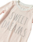 ფოტო #2 პროდუქტის Little, Big Girls SWEET DREAMS Long Sleeve Top and Jogger 2 Piece Pajama Set