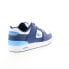 Фото #8 товара Lacoste Court Cage 124 1 SMA Mens Blue Leather Lifestyle Sneakers Shoes