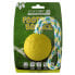 SPORTSPET Football Bounce 65mm rope ball toy