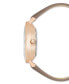 ფოტო #2 პროდუქტის Women's Gray Strap Watch 36mm Gift Set, Created for Macy's
