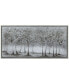 Фото #1 товара Solitary Field Textured Metallic Hand Painted Wall Art by Martin Edwards, 24" x 48" x 1.5"
