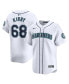 Фото #1 товара Men's George Kirby White Seattle Mariners Home Limited Player Jersey