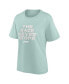 Фото #2 товара Women's Green Formula 1 Floral Slogan T-Shirt