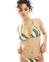 Фото #2 товара New Look bikini top in khaki stripe