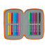 SAFTA Valencia Basket Small Double Filled Pencil Case 28 pieces