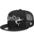 Фото #5 товара Men's Black Miami Marlins Street Trucker 9FIFTY Snapback Hat