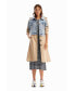 ფოტო #3 პროდუქტის Women's Hybrid denim trench coat