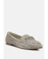 Abeera Chain Embellished Loafers