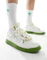 Nike Dunk Jumbo trainers in off white and green