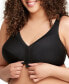 Women's Full Figure Plus Size MagicLift Front Close Posture Back Support Bra