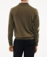 Фото #2 товара Men's 100% Merino Wool Long- Sleeved Polo Shirt