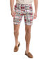 Фото #2 товара Brooks Brothers Madras Patch Short Men's Red 32