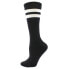 ASICS Old School Striped Knee High Socks Womens Black Athletic ZK1103-9001