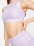 VAI21 co-ord mesh double layer bra in lilac