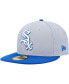 Фото #4 товара Men's Gray, Blue Chicago White Sox Dolphin 59FIFTY Fitted Hat