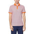 ORIGINAL PENGUIN Birdseye Pique Jacquard Tip Placket short sleeve polo