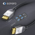 Фото #3 товара Sonero Kabel DisplayPort - DisplayPort 1 m - Cable - Digital/Display/Video