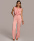 ფოტო #5 პროდუქტის Women's Straight-Leg Satin Pants