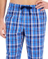 ფოტო #4 პროდუქტის Men's Regular-Fit Plaid Pajama Pants, Created for Macy's