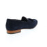 Фото #15 товара Bruno Magli Nilo MB2NILN1 Mens Blue Suede Loafers & Slip Ons Tasseled Shoes