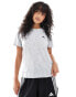 Adidas Performance Ultimate Heat.Rdy engineered running t-shirt in grey Halo-Silber, S - фото #1