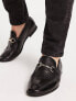 Фото #2 товара Office lemming bar loafers in black leather