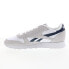 Фото #9 товара Reebok Classic Suede Mens Gray Suede Lace Up Lifestyle Sneakers Shoes