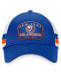 Фото #2 товара Men's Royal, White New York Islanders Fundamental Striped Trucker Adjustable Hat