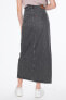 Levi's Premium Women's Ankle Column Denim Skirt Adventure Black Size 24 New